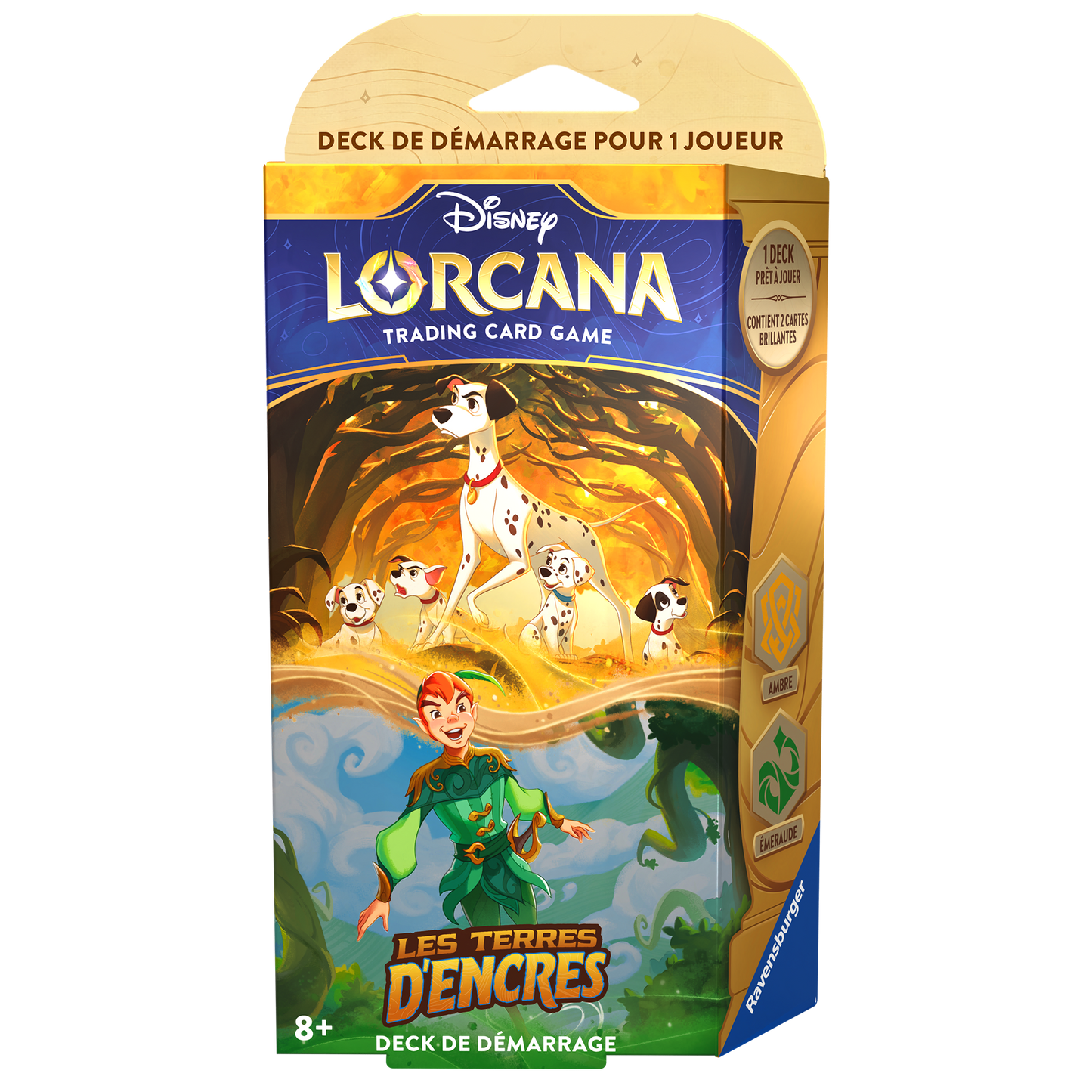 Disney Lorcana  – Deck De Démarrage – Pongo Et Peter Pan – Chapitre 3 - Francais