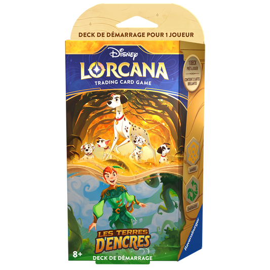 Disney Lorcana  – Deck De Démarrage – Pongo Et Peter Pan – Chapitre 3 - Francais