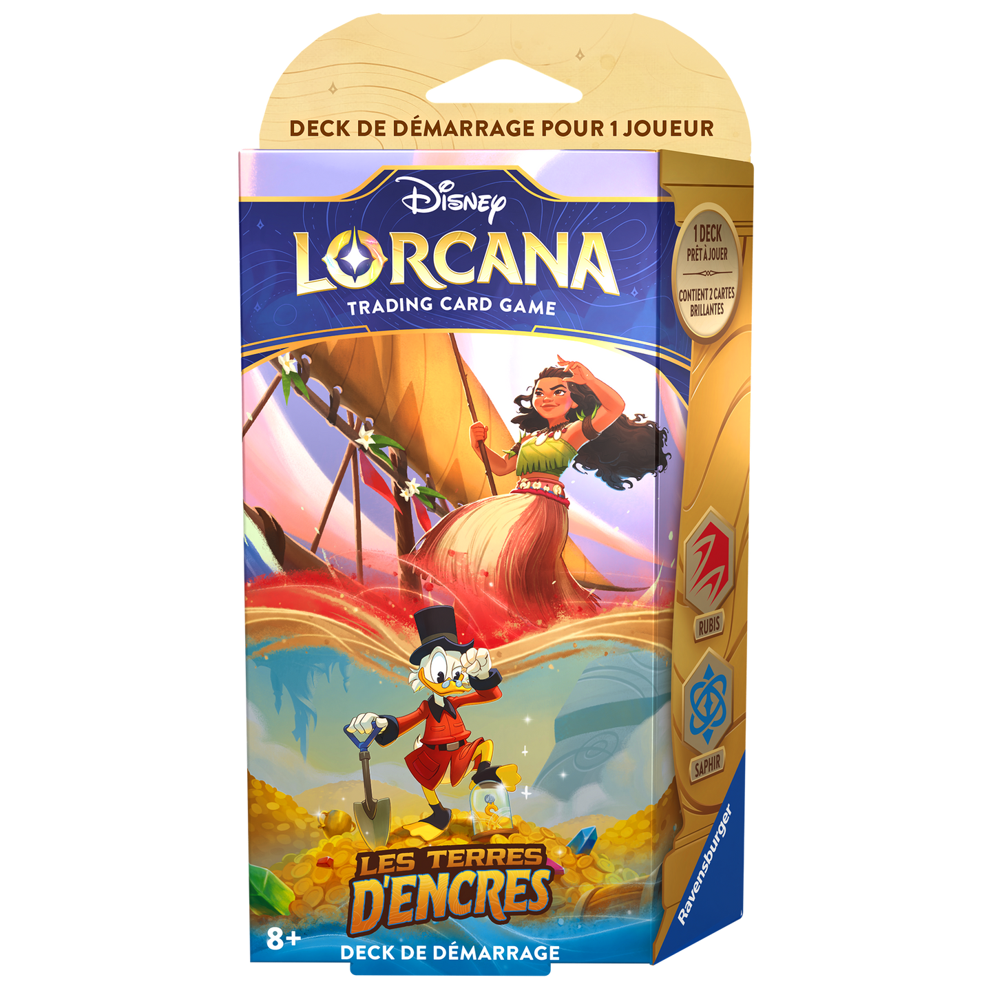 Disney Lorcana  –  Deck De Démarrage Vaiana Et Picsou - Chapitre 3 - Francais