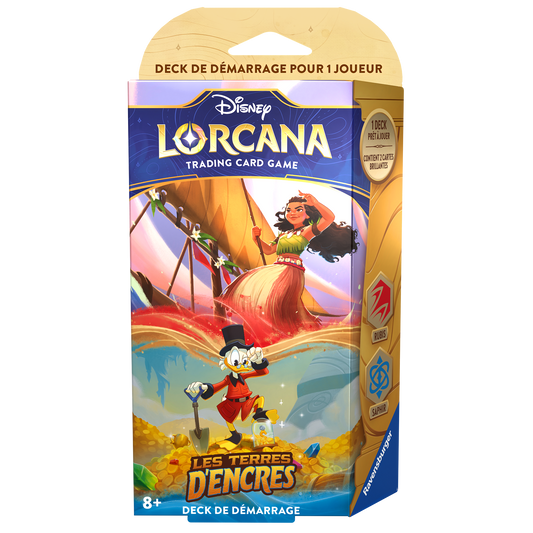 Disney Lorcana  –  Deck De Démarrage Vaiana Et Picsou - Chapitre 3 - Francais