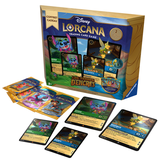 Disney Lorcana : Coffret cadeau Chapitre 3 - Les terres d'encres - Francais