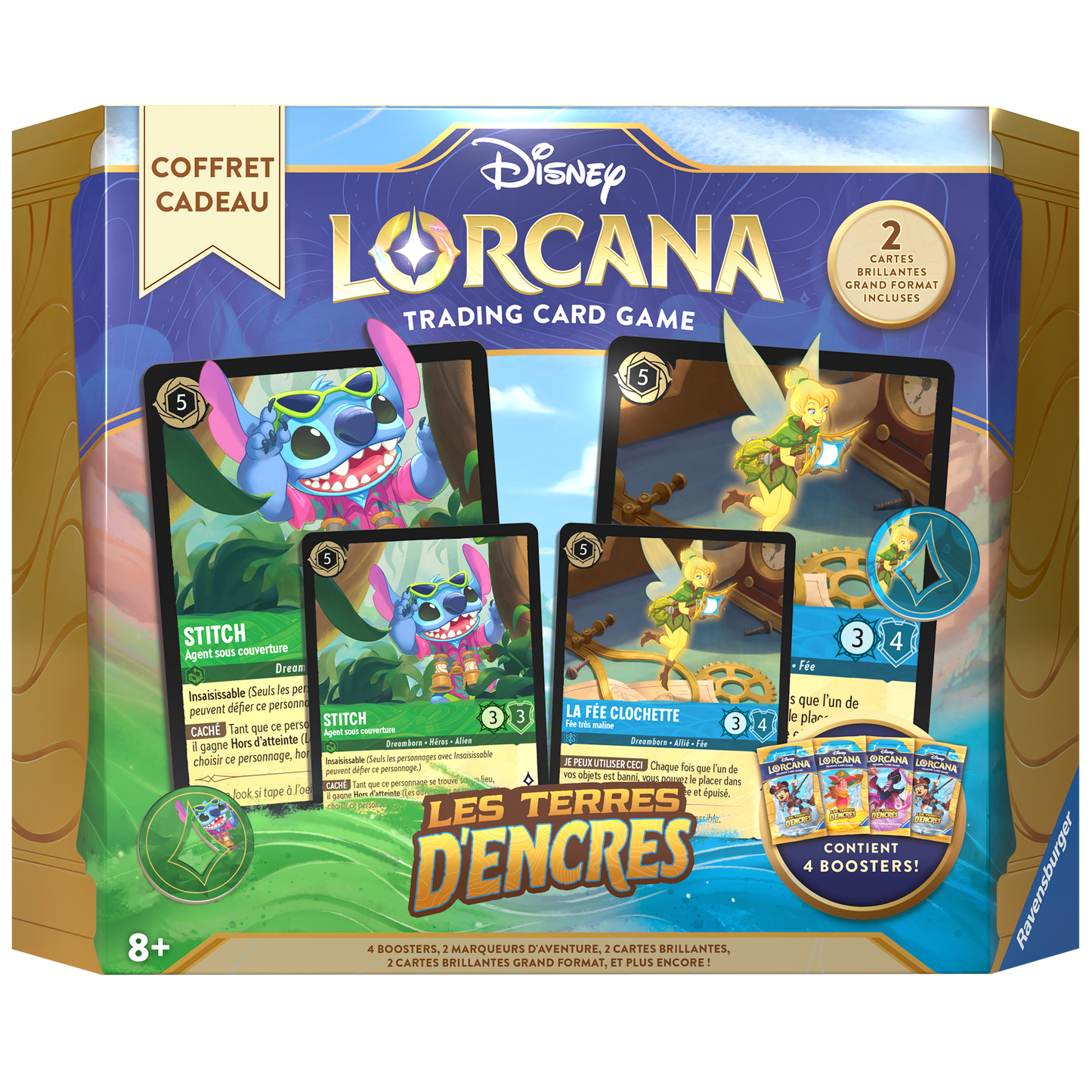Disney Lorcana : Coffret cadeau Chapitre 3 - Les terres d'encres - Francais