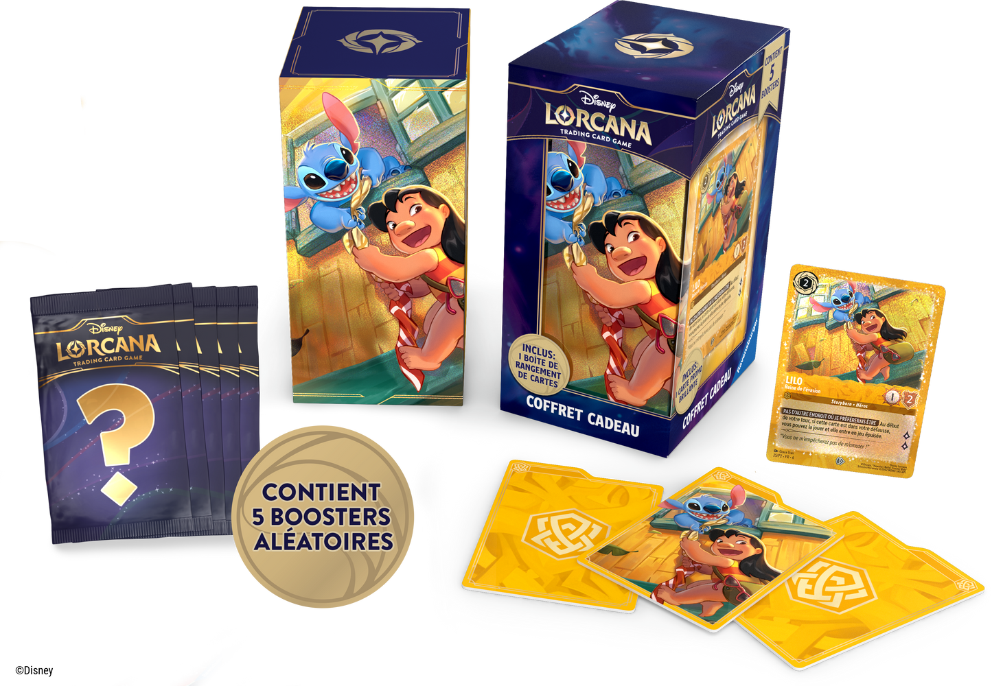 Disney Lorcana : coffret cadeau Lilo - L'Ile d'Archazia - chapitre 7 - francais