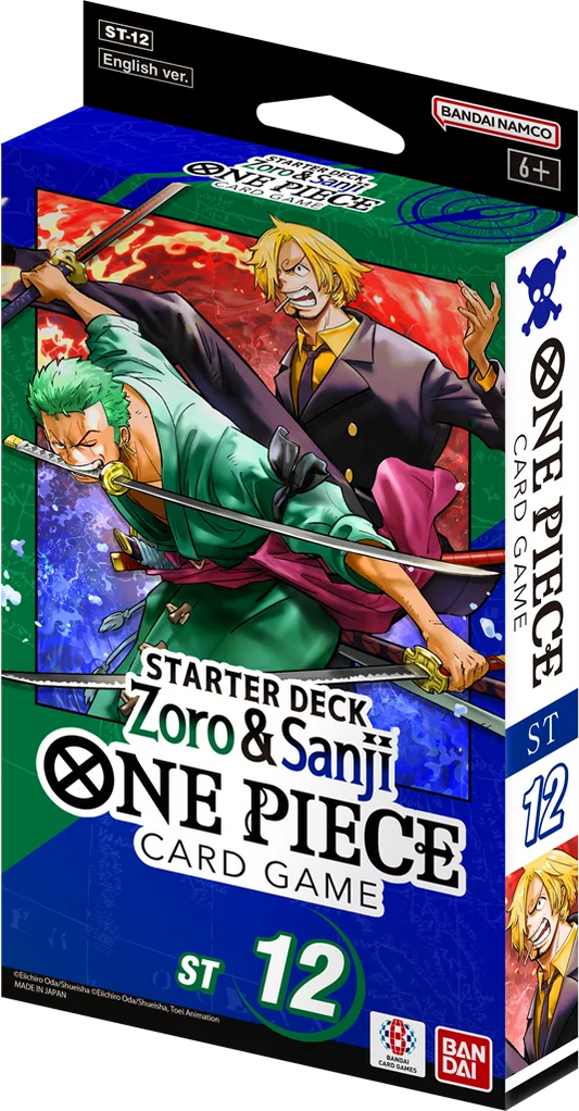 One Piece Card Game Starter Deck - Zoro and Sanji - [ST-12] version Anglaise
