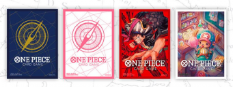 One Piece Card Game - Official Sleeve - Precommande - Lot de 4 design