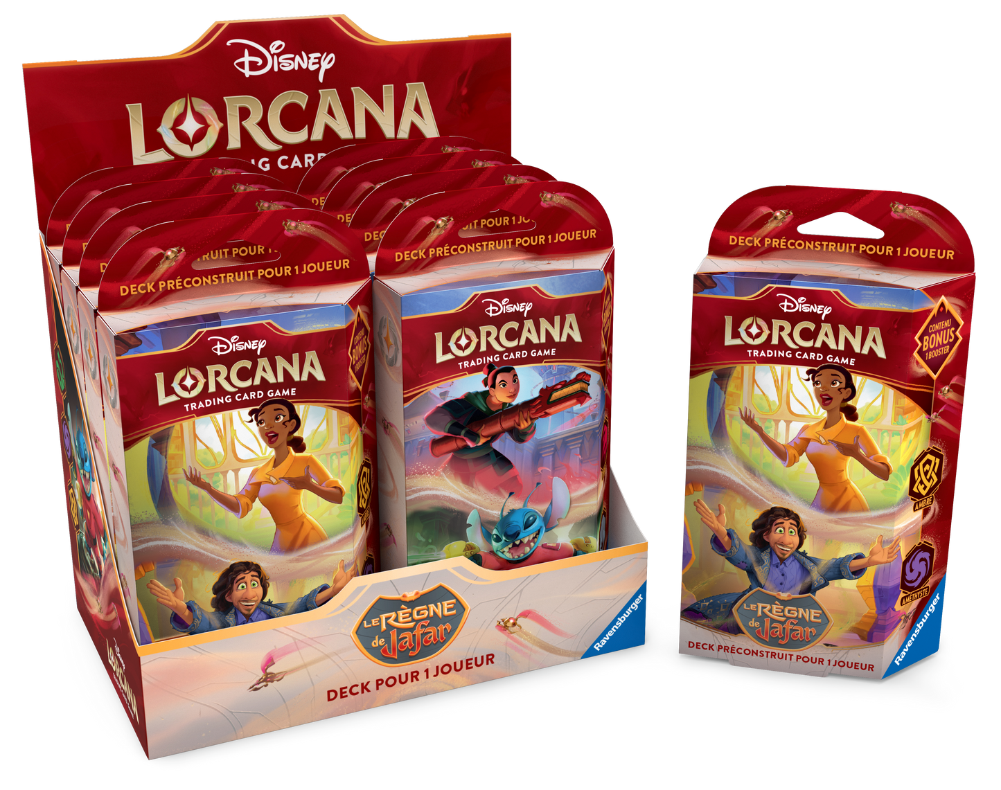 Lot de deux deck Lorcana Le Règne de Jafar - Francais