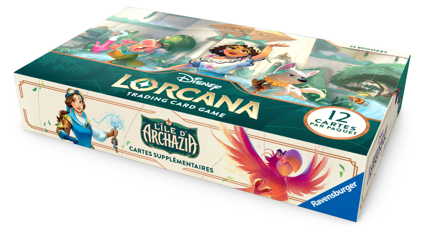 Disney  Lorcana : Display  Chapitre 7 – L’Île d’Archazia – Francais