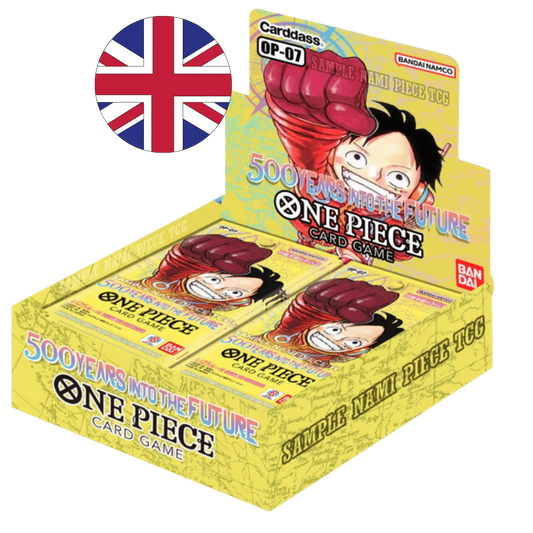 Juego de cartas One Piece: OP07 500 años en el futuro - Caja de refuerzo en inglés