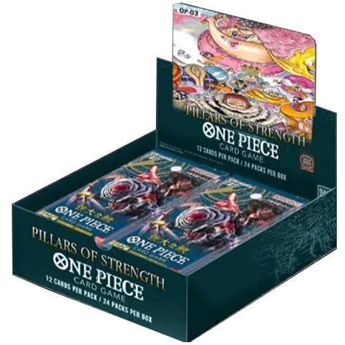 One Piece TCG OP03 Pillars Of Strength- Booster Display (24 Packs) - English - August 2023 