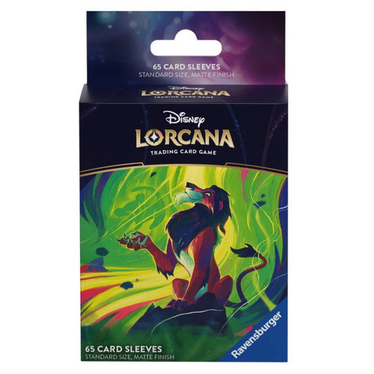 Disney Lorcana: Scar Card Sleeve - Azurite Sea - Chapter 6